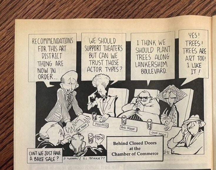 Behind Closed Doors at the Chamber of Commerce — NoHo Magazine, January 1993