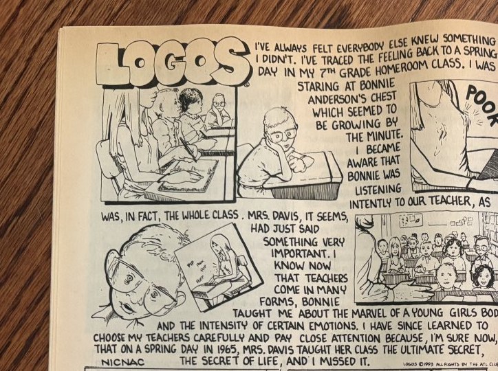 Logos — NoHo Magazine, May 1993