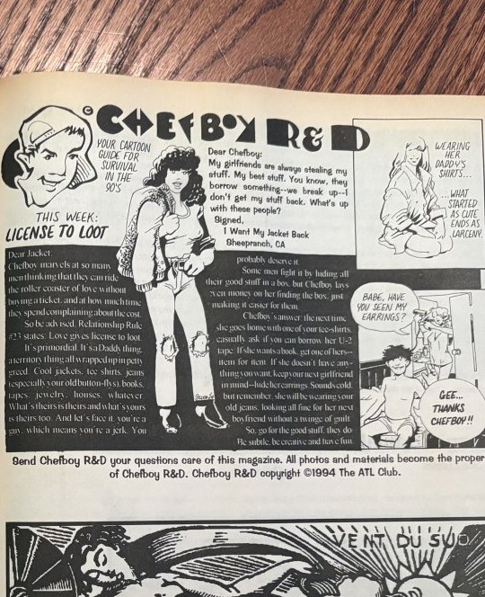 Chefboy R&D: License to Loot — NoHo Magazine, April 1994